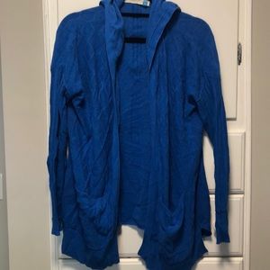 Anthropologie royal blue sweater